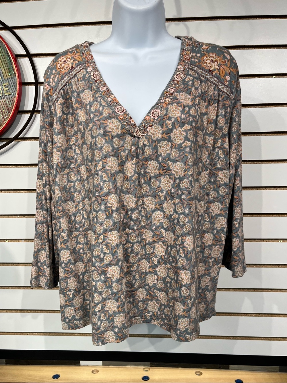 Lucky Brand blouse size 1X - Picture 2 of 8